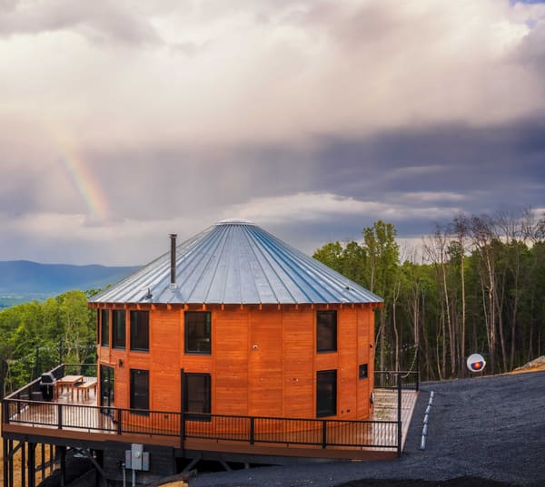 Mountain Yurt Exterior